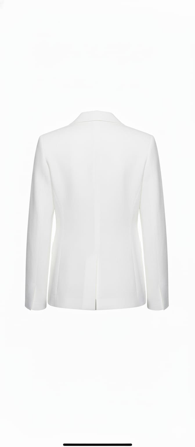 Blazer Los Ángeles de lino blanco - Image 4