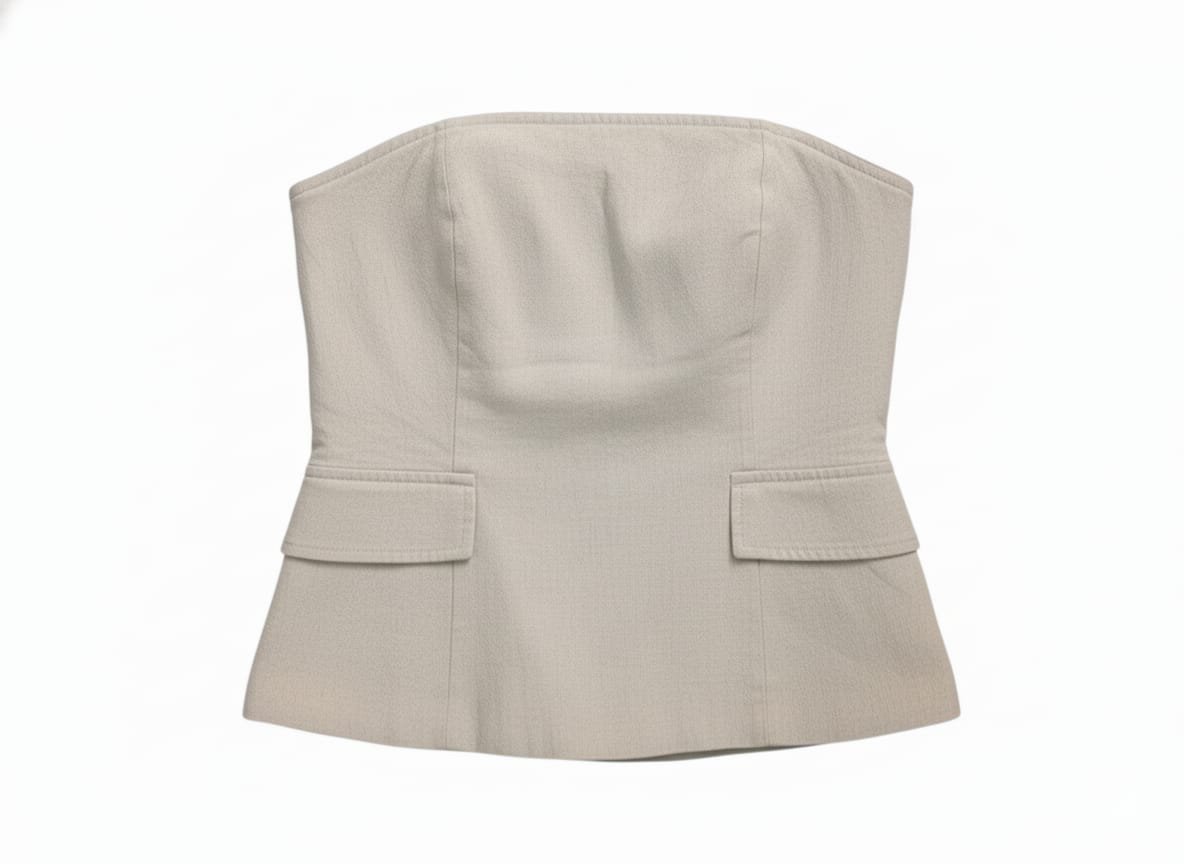 Strapless en lino Santiago - Image 2