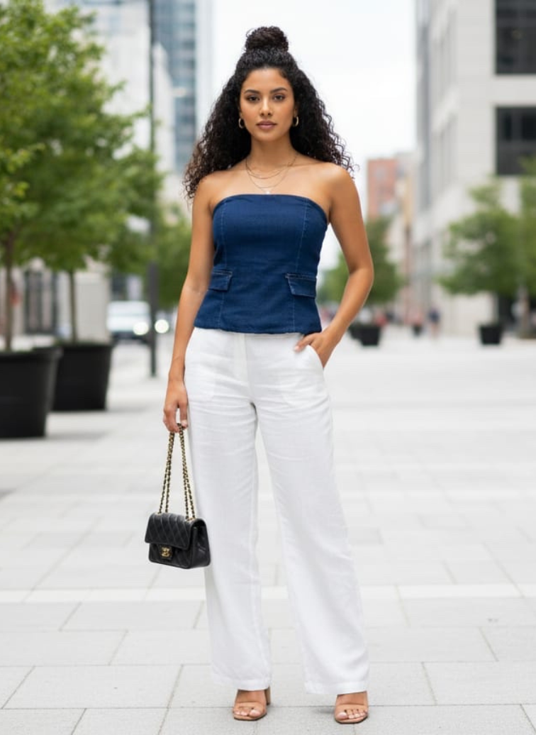 Strapless jean Seúl