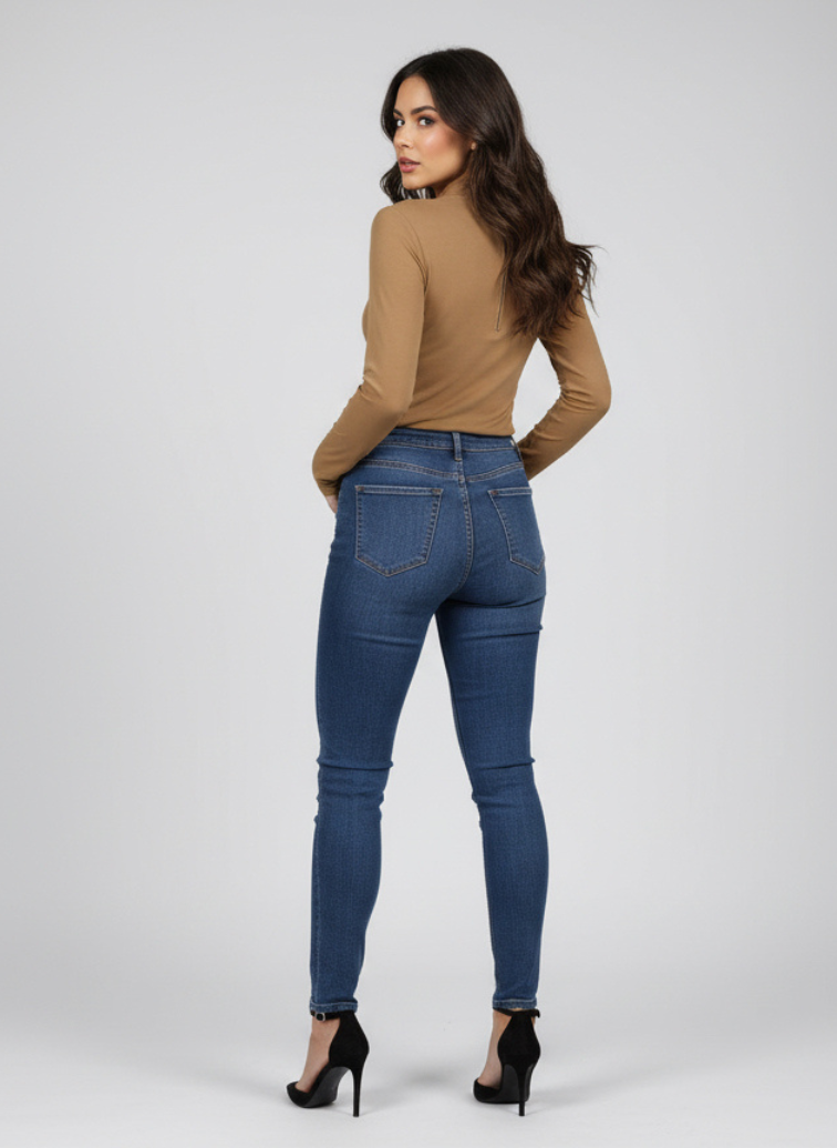 Blusa básica Barcelona (stretch escote cuadrado) - Image 2