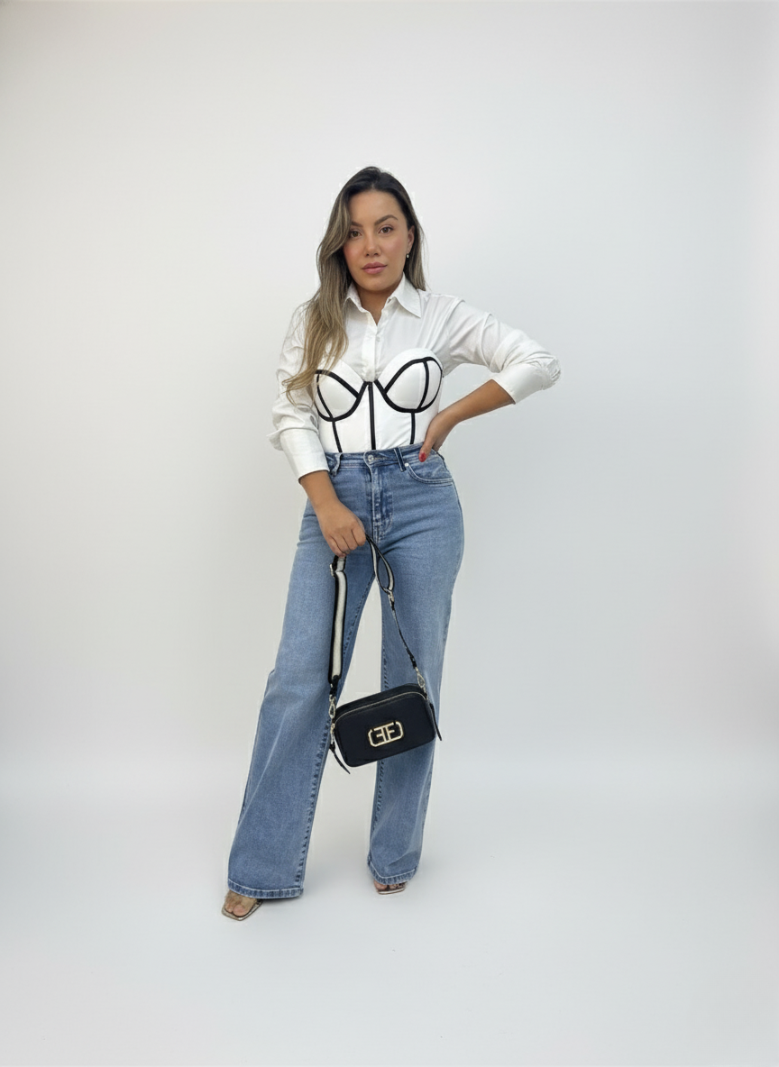 Corset Ibiza (copa estructurada y realce)