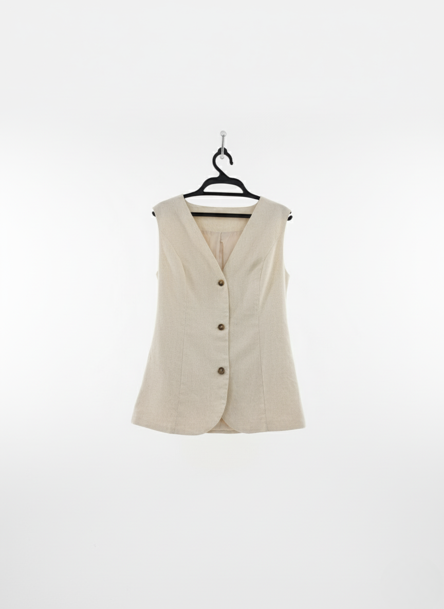 Chaleco sastre Perú de lino 100% - Image 3