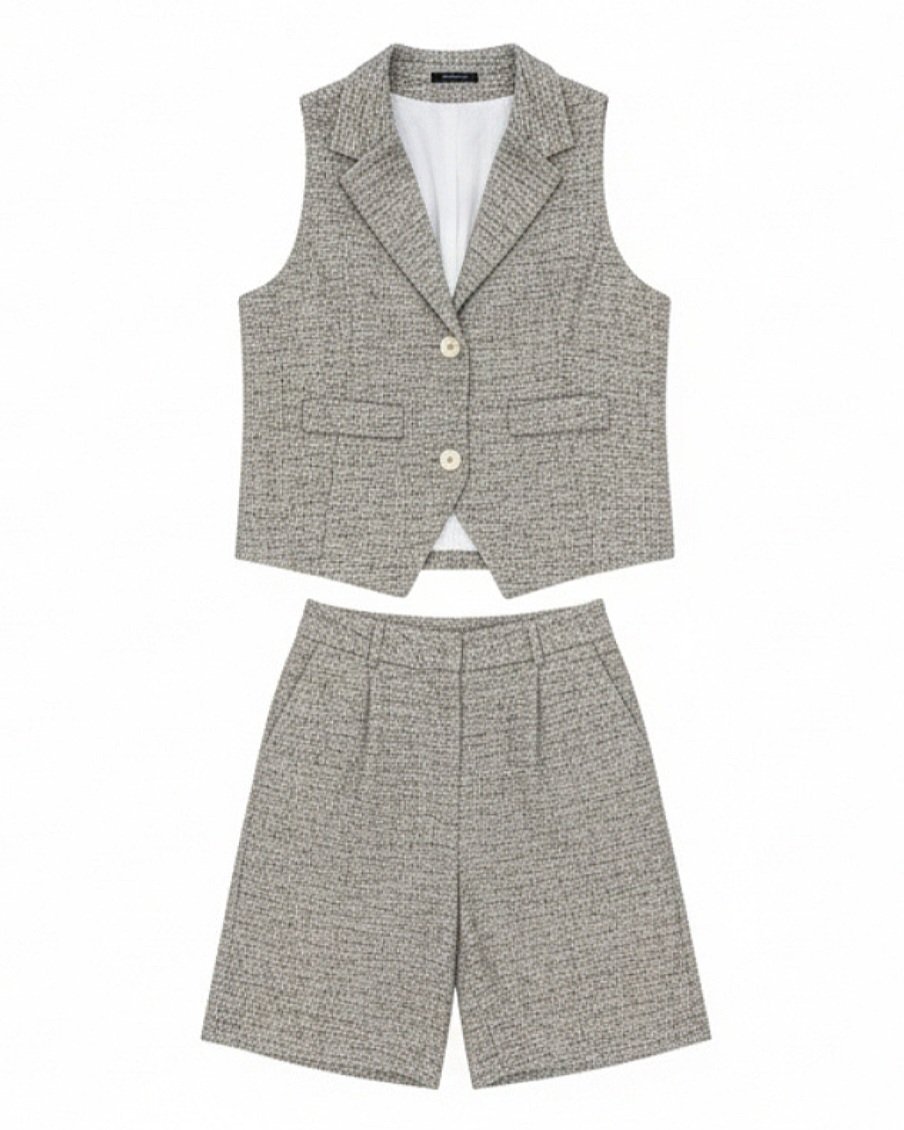 Conjunto Montevideo de chaleco y bermuda - Image 5