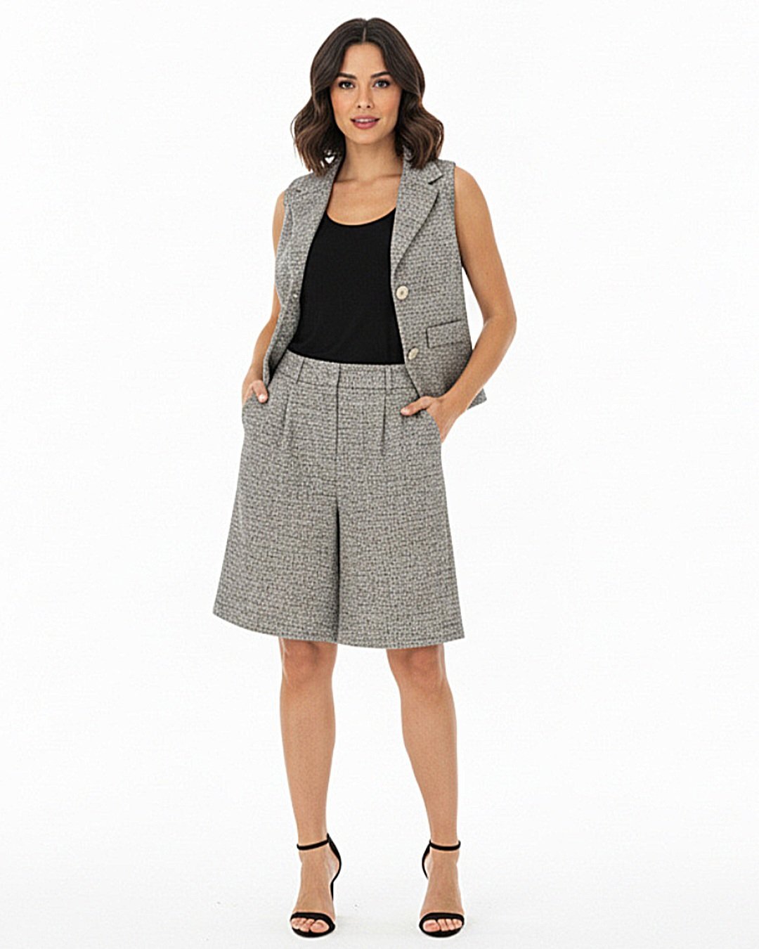 Conjunto Montevideo de chaleco y bermuda