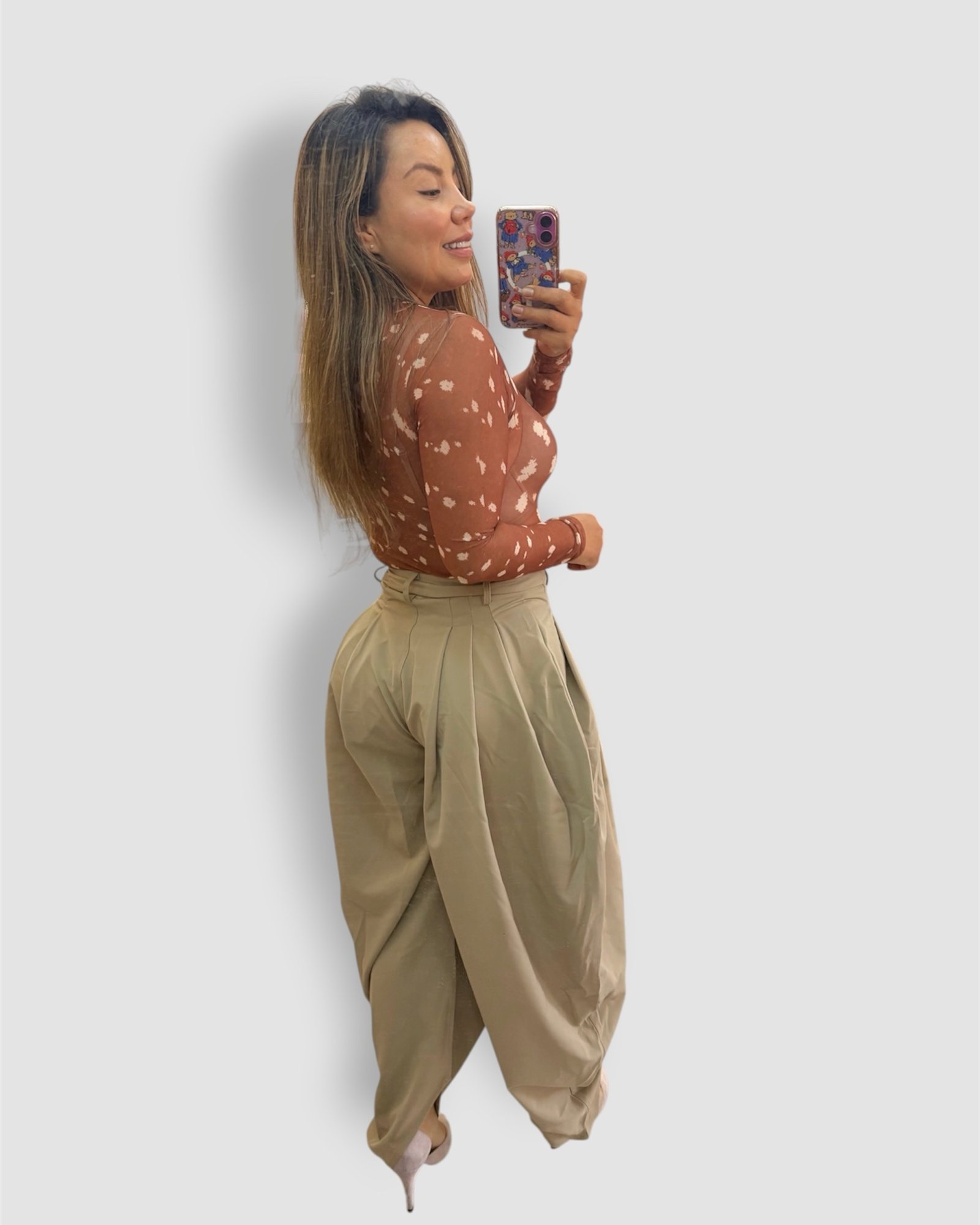 Pantalón Globo Taupe - Image 2