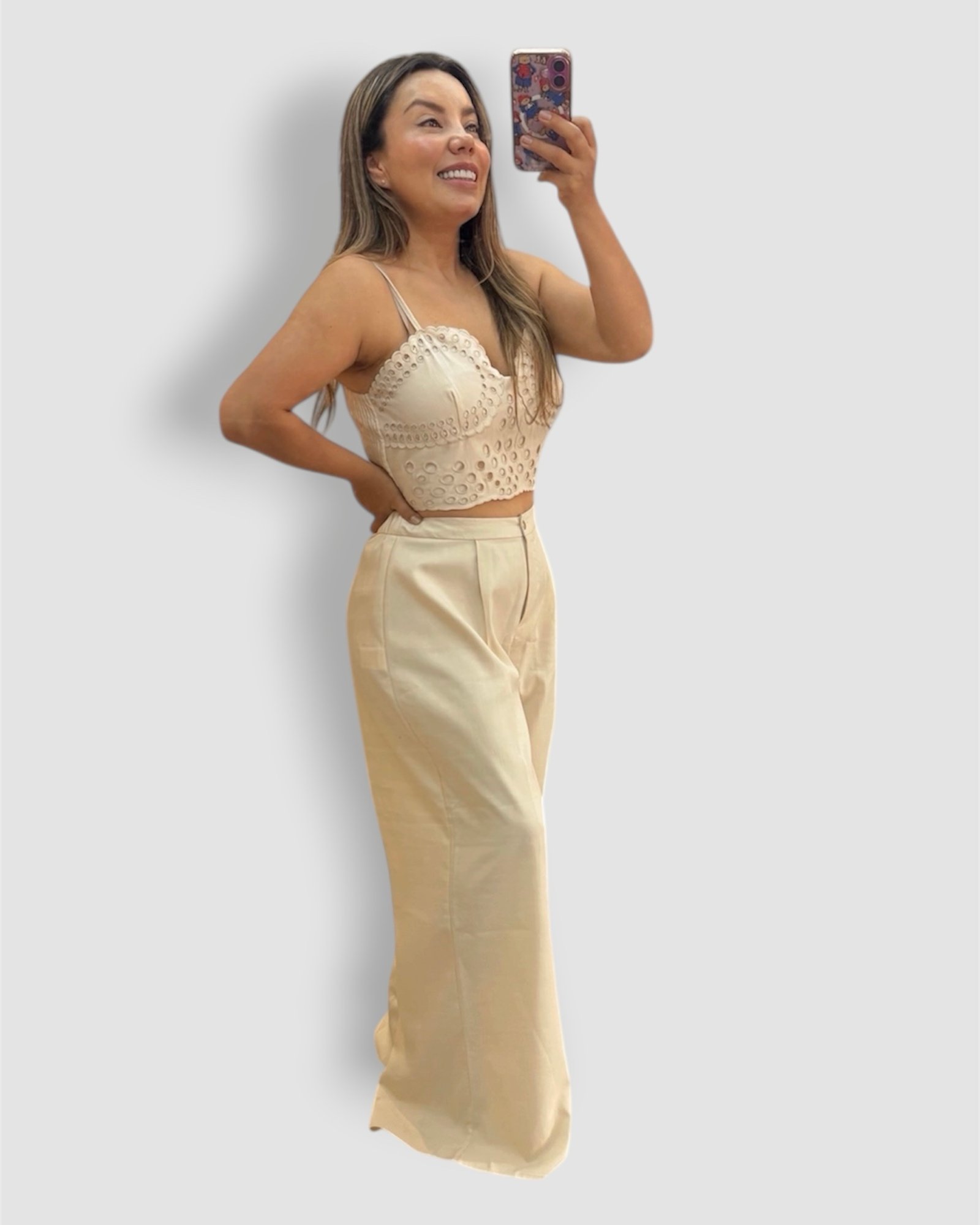 Set Top + Pantalón Wide Leg