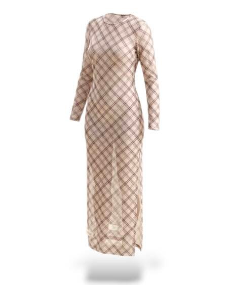 Vestido con Transparencia